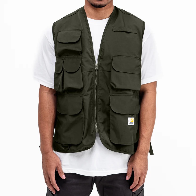 DEVICE OLIVE - Casual Vest