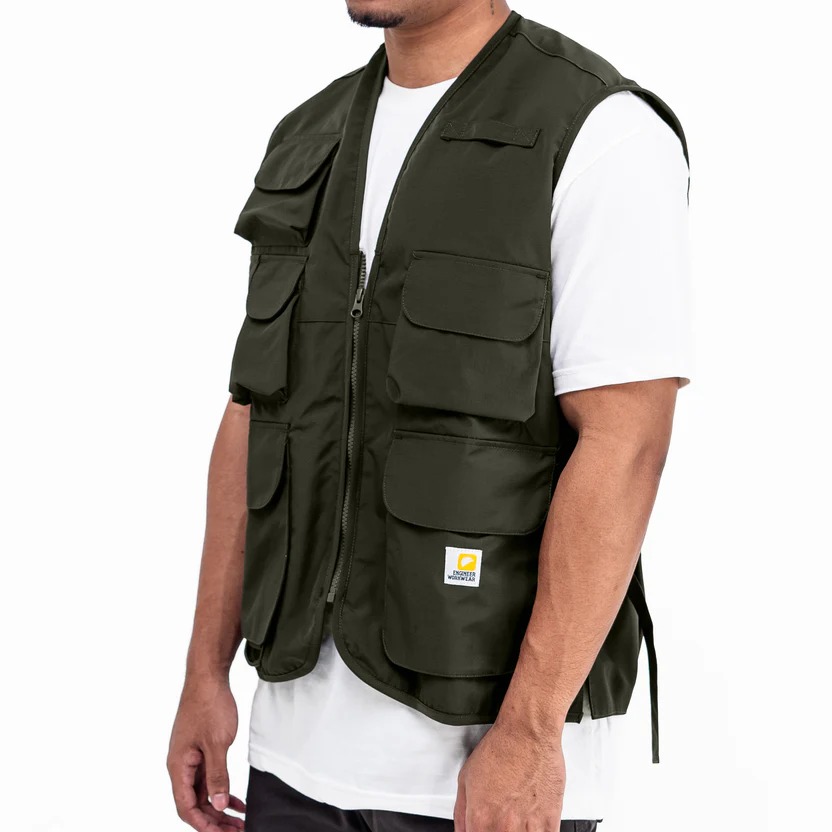 DEVICE OLIVE - Casual Vest