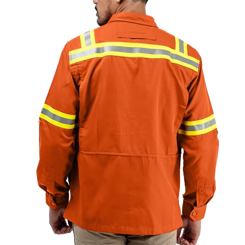 LOGGING ORANGE - Safety Reflector Fieldshirt