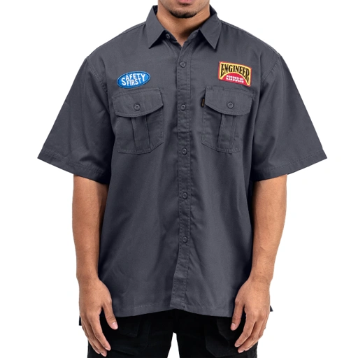 Image of CHROME - Workshirt Patch Regular