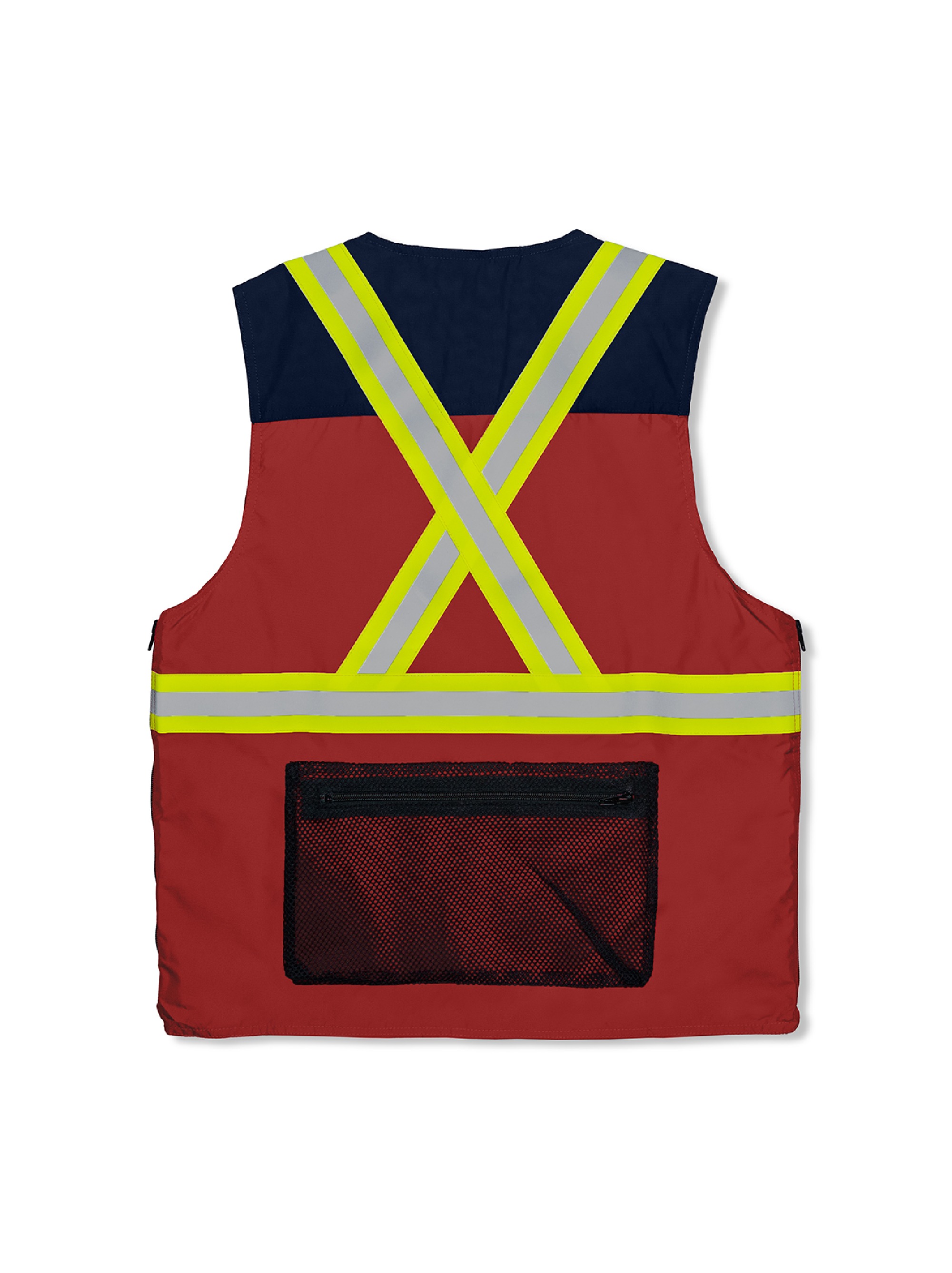 BARRIER RED - Safety Vest Hi-Vis Series