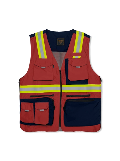 Image of BARRIER RED - Safety Vest Hi-Vis Series