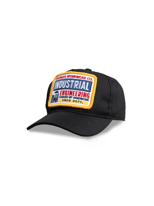 Image of Beader Engr Dept Series Black Industrial Cap
