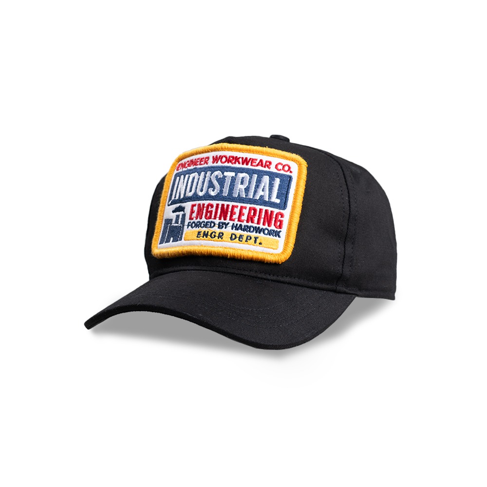 Beader Engr Dept Series Black Industrial Cap