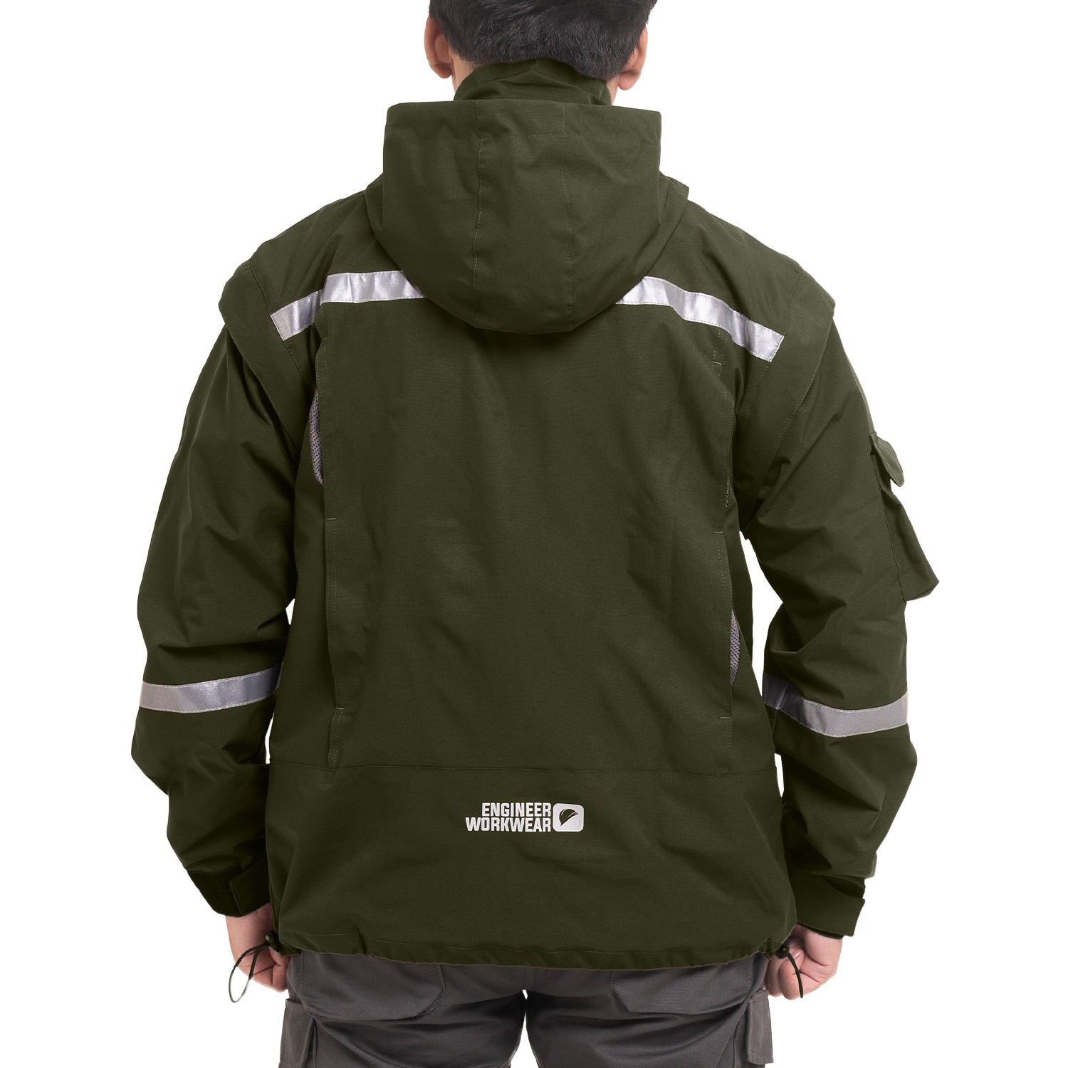 DETACH OLIVE 2.0 - Hivis Workjacket