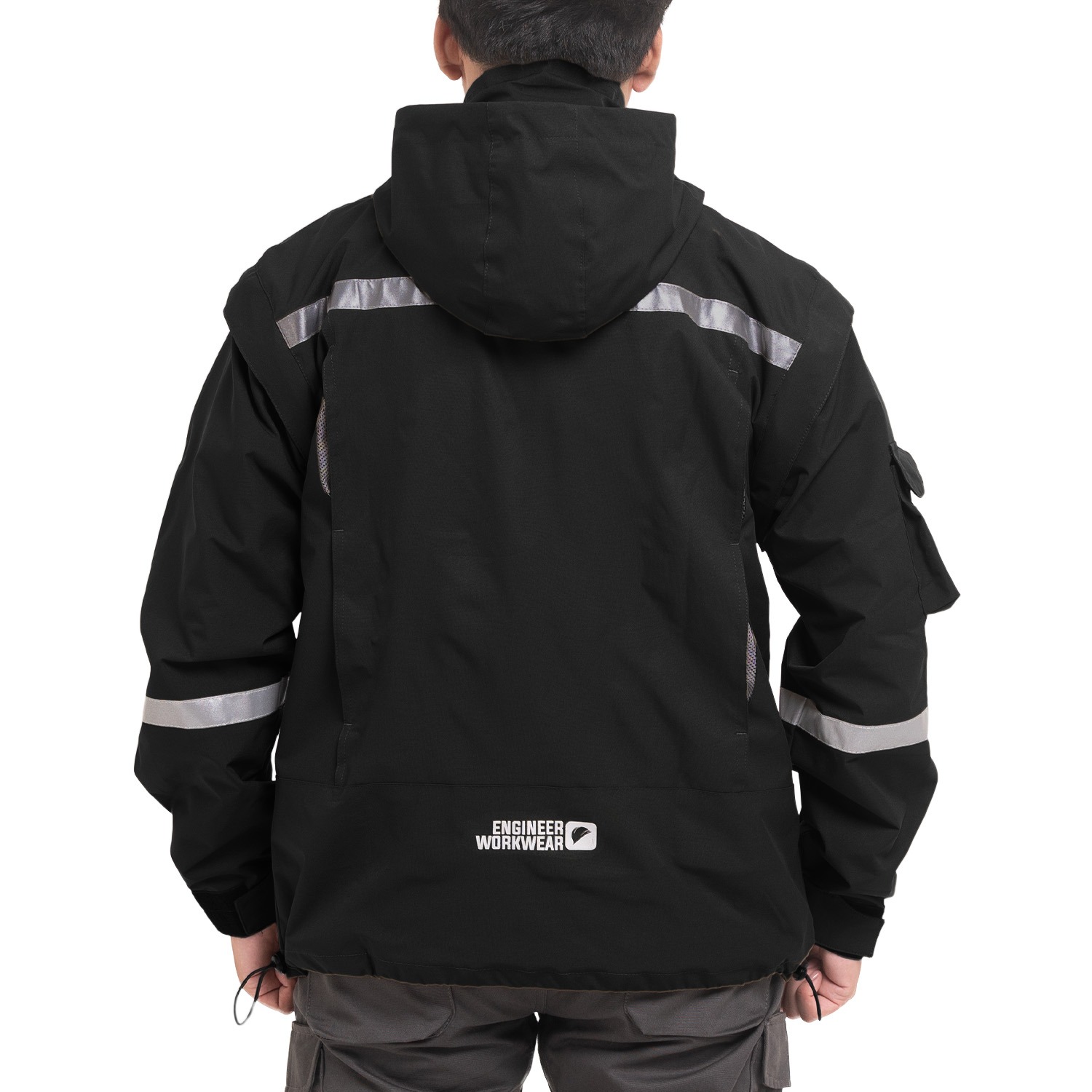 DETACH BLACK 2.0 - Hivis Workjacket