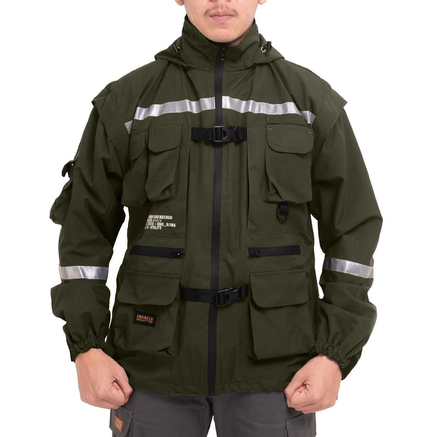 DETACH OLIVE 2.0 - Hivis Workjacket