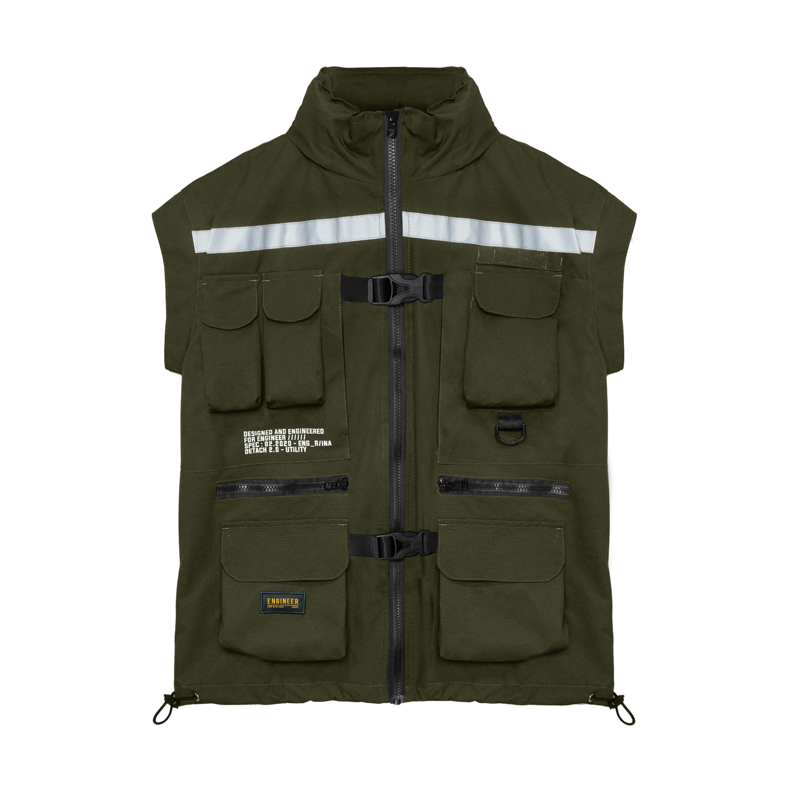 DETACH OLIVE 2.0 - Hivis Workjacket