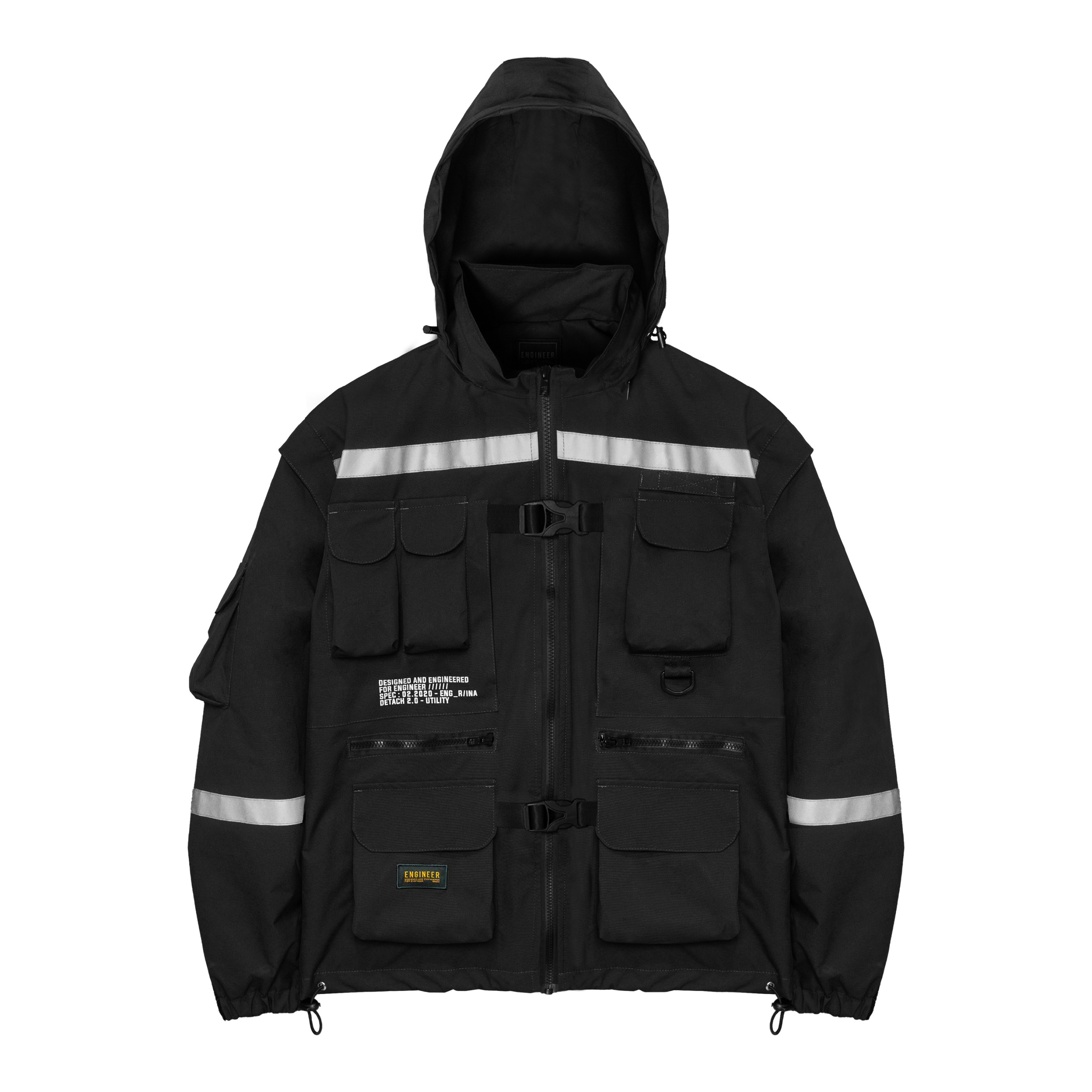 DETACH BLACK 2.0 - Hivis Workjacket