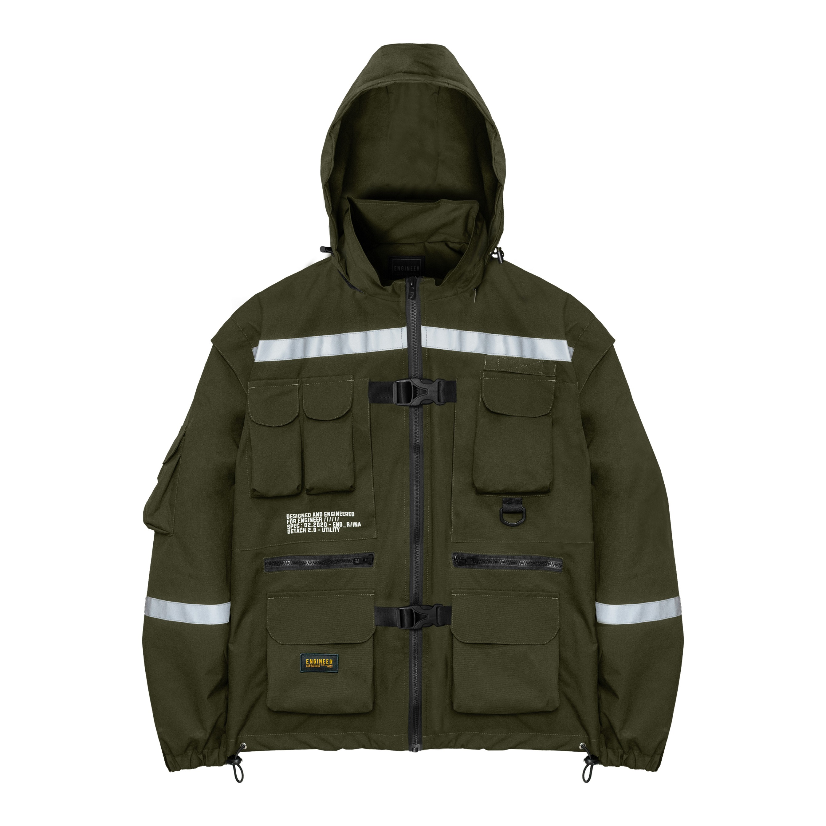 DETACH OLIVE 2.0 - Hivis Workjacket