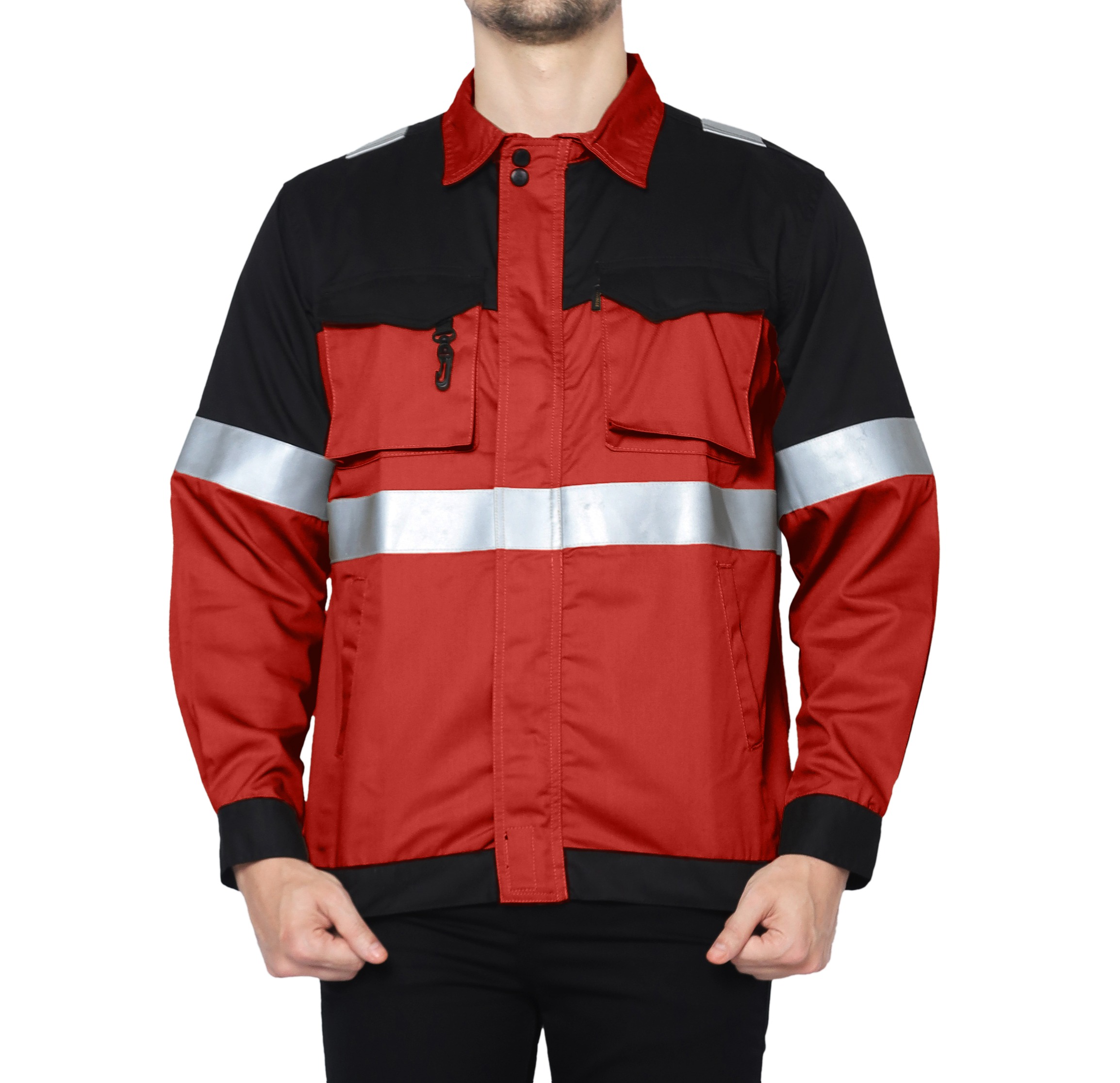 GLISTEN RED - Safety Reflector Fieldshirt
