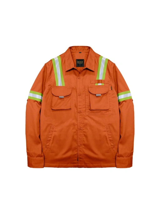 Image of LOGGING ORANGE - Safety Reflector Fieldshirt