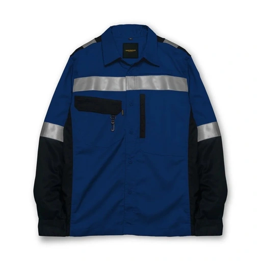 ERBIUM BLUE - Safety Reflector Fieldshirt