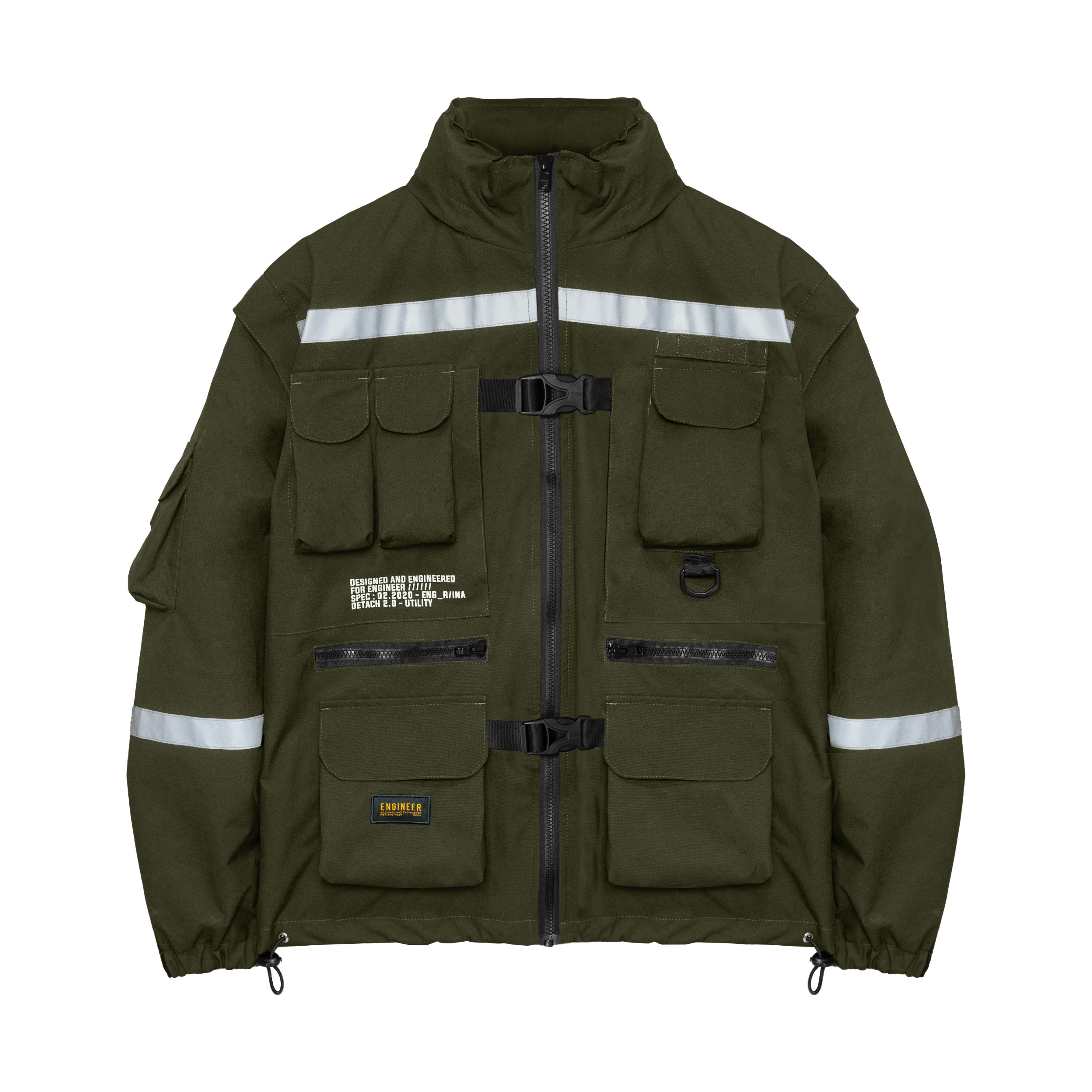 DETACH OLIVE 2.0 - Hivis Workjacket