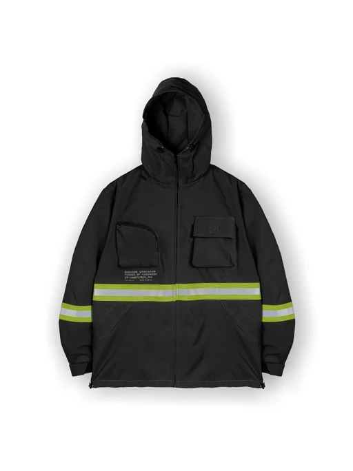 Image of STRAIN BLACK - Reflector Jacket Water Repellent