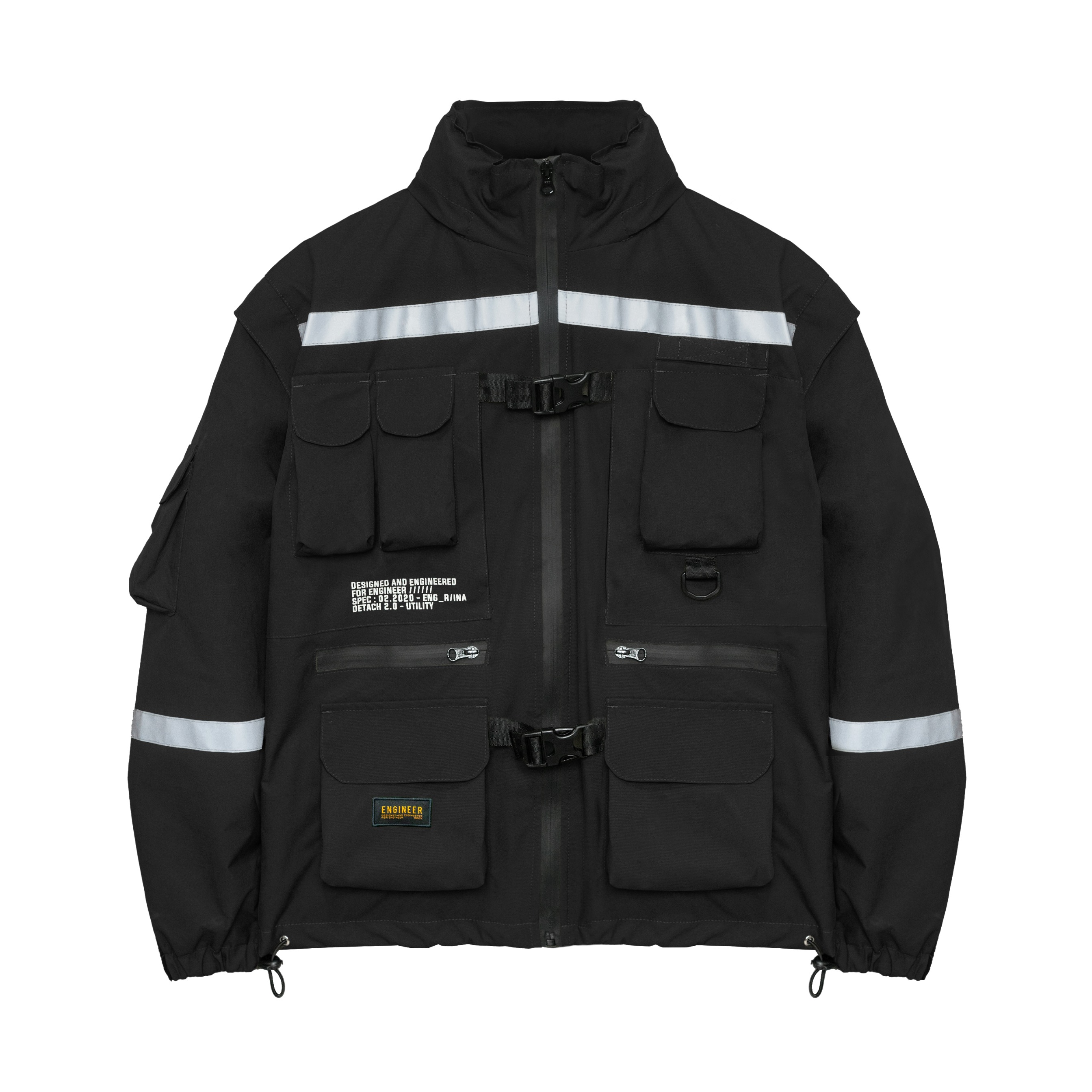 DETACH BLACK 2.0 - Hivis Workjacket