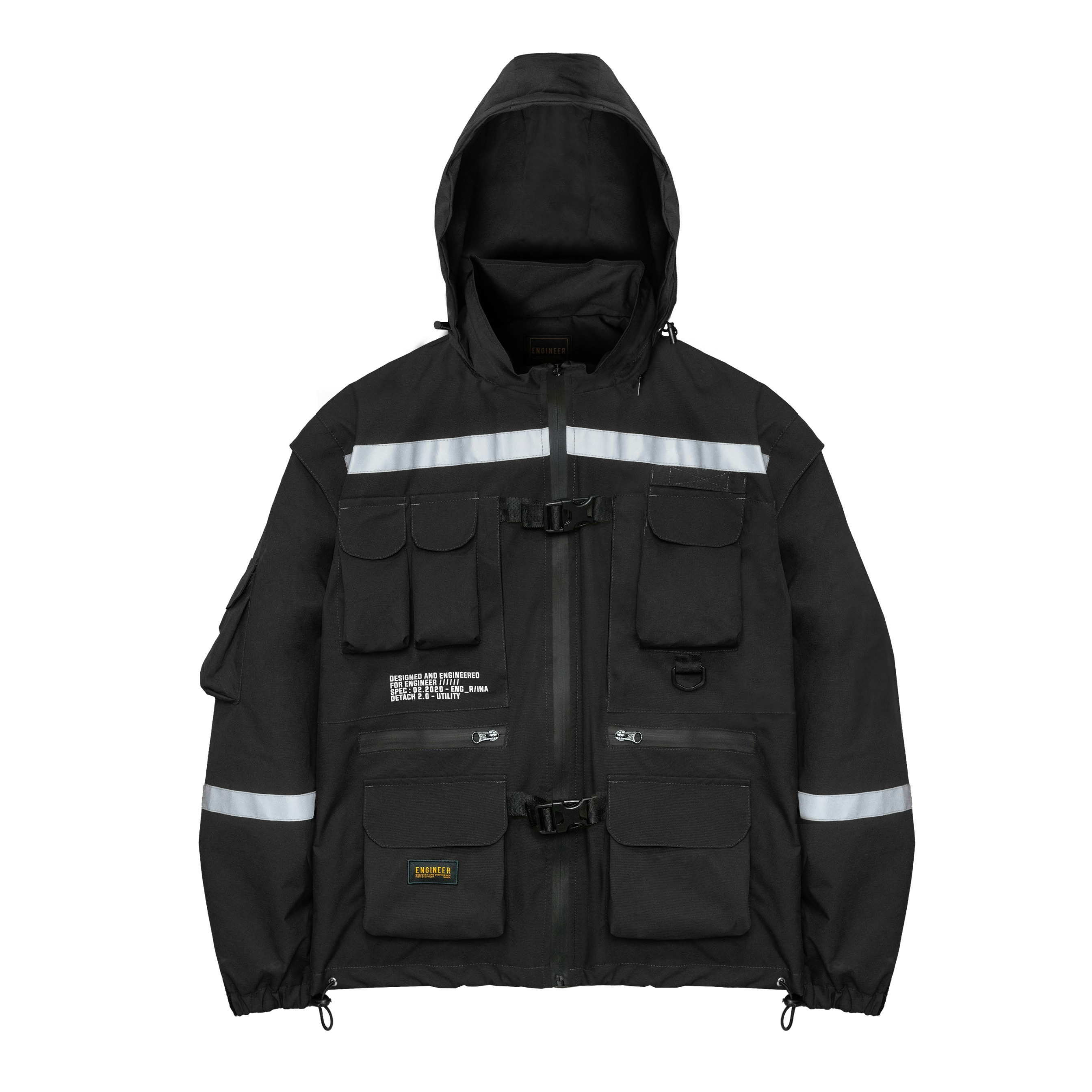 DETACH BLACK 2.0 - Hivis Workjacket