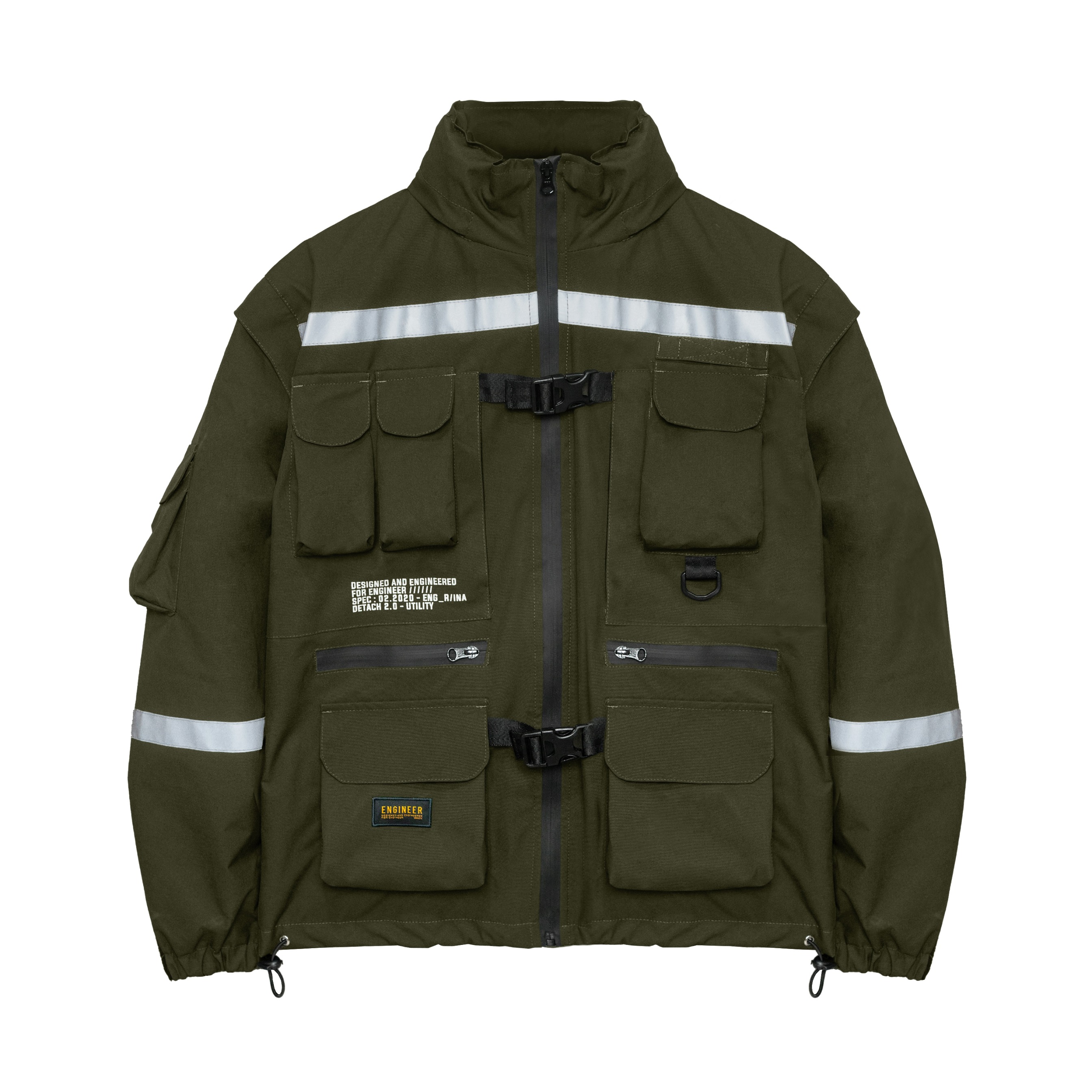 DETACH OLIVE 2.0 - Hivis Workjacket