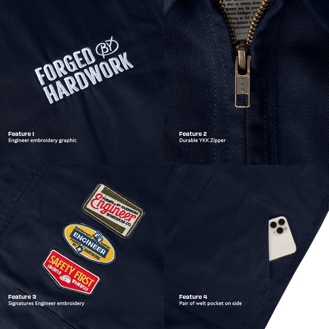 FREIGHT NAVY - Casual Workjacket