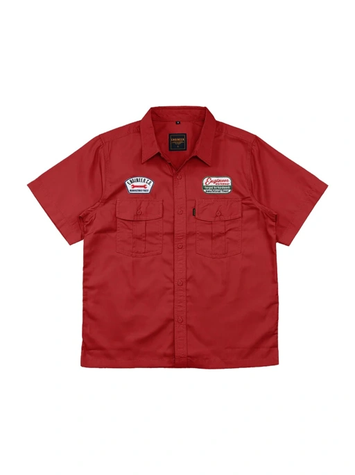Image of Garnet Workshirt Kemeja Lapangan Lengan Pendek Reguler Fit