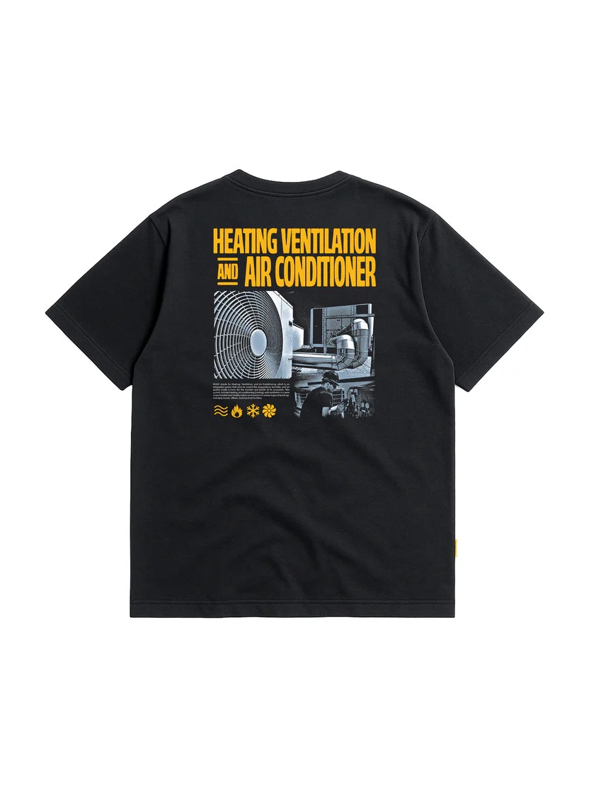 Thermo Engr Dept Series Black HVAC Tshirt