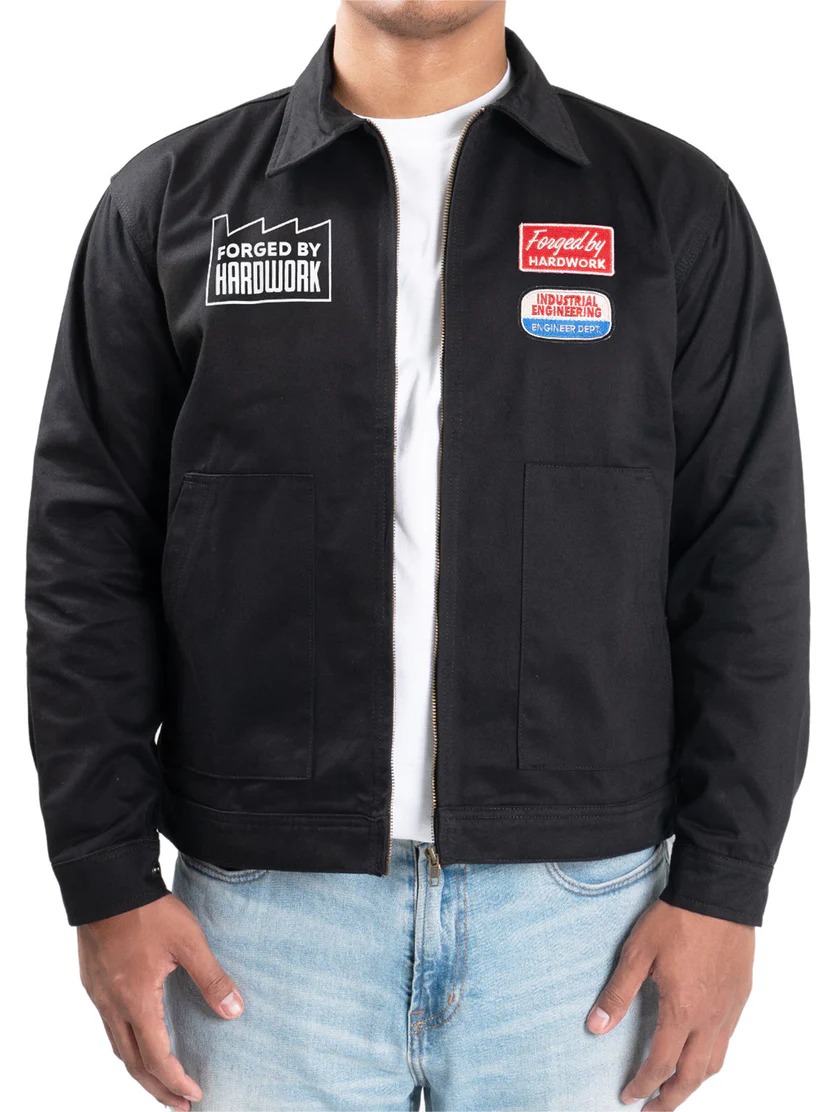 Buffer - Engr Dept Series Black Industrial Workjacket
