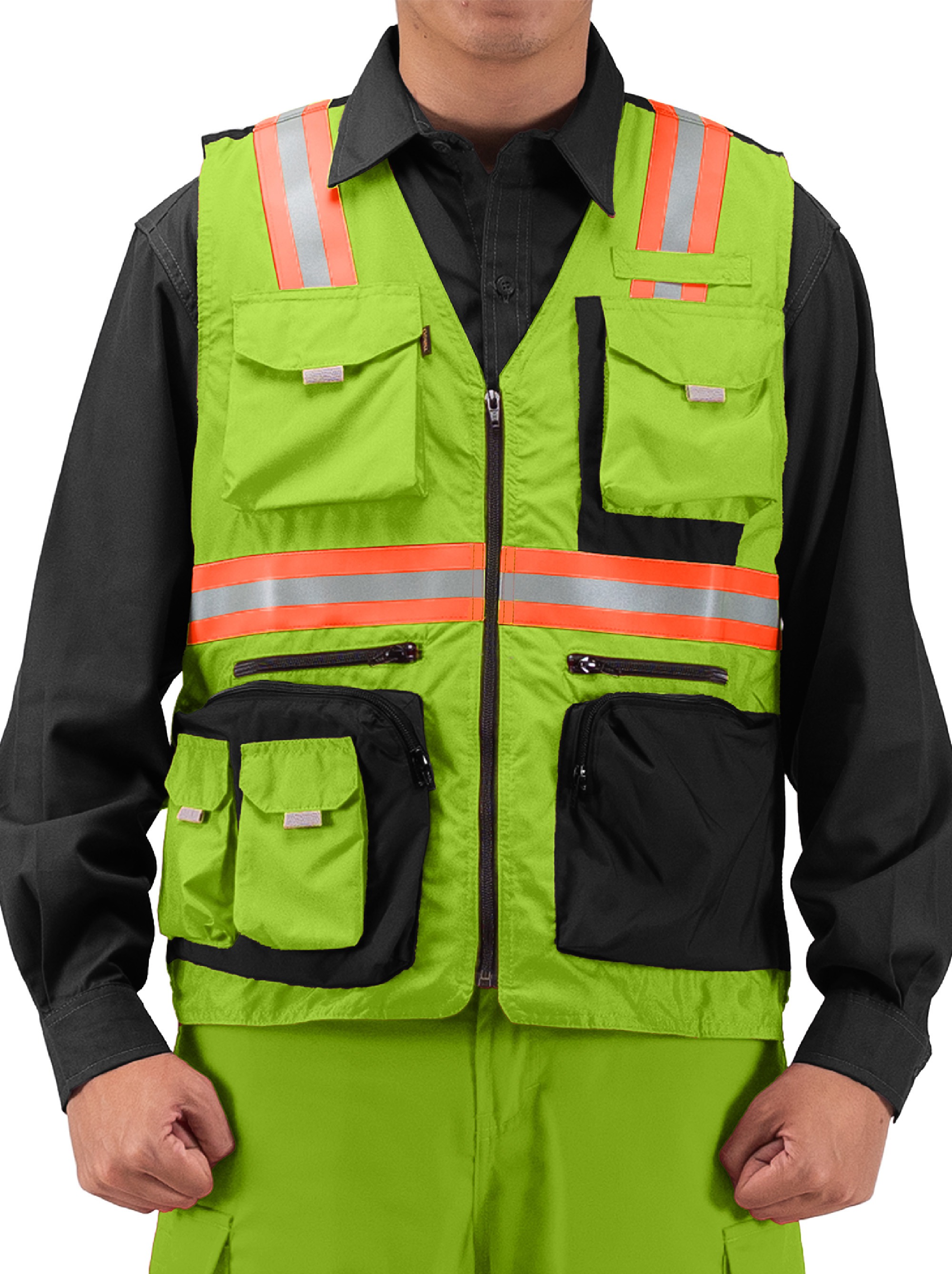 BARRIER GREEN - Safety Vest Hi-Vis Series