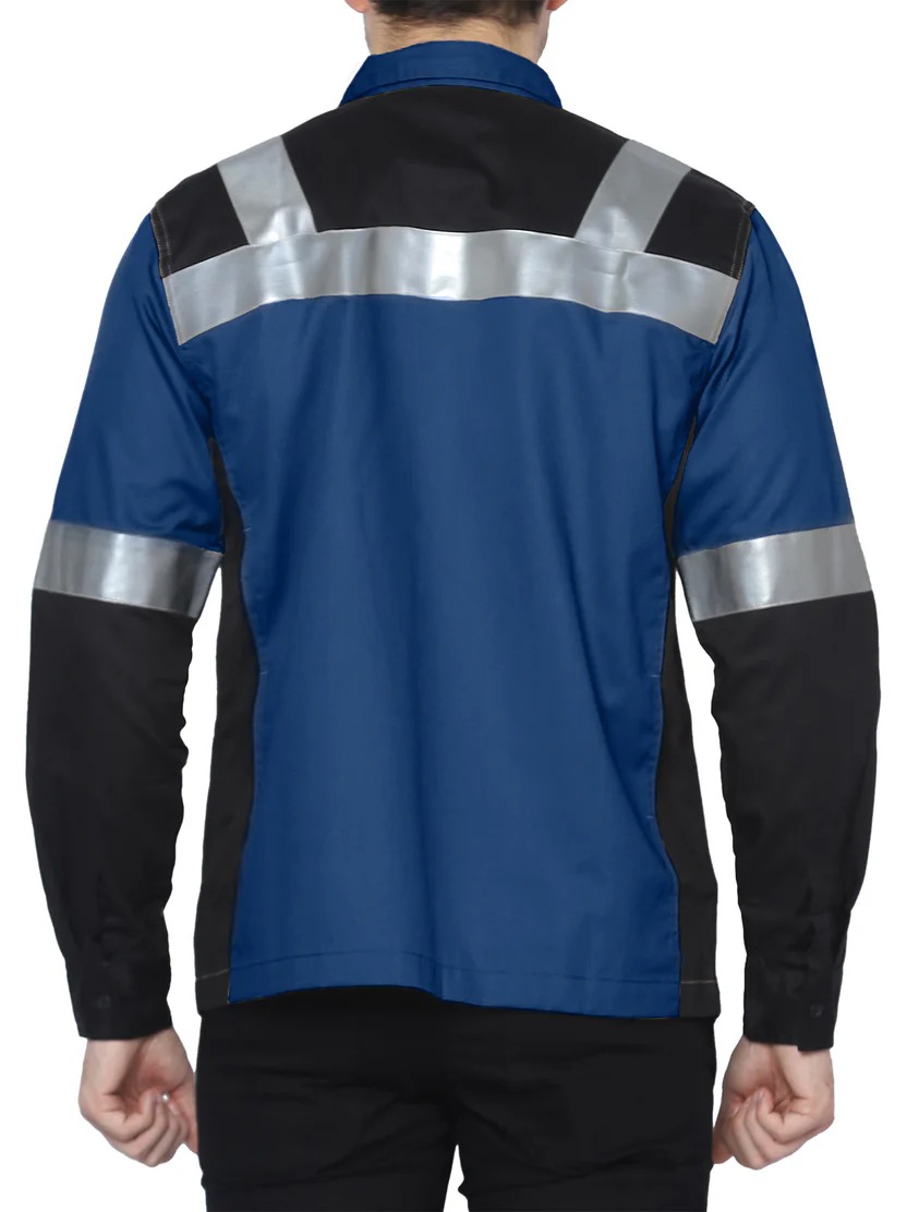 ERBIUM BLUE - Safety Reflector Fieldshirt