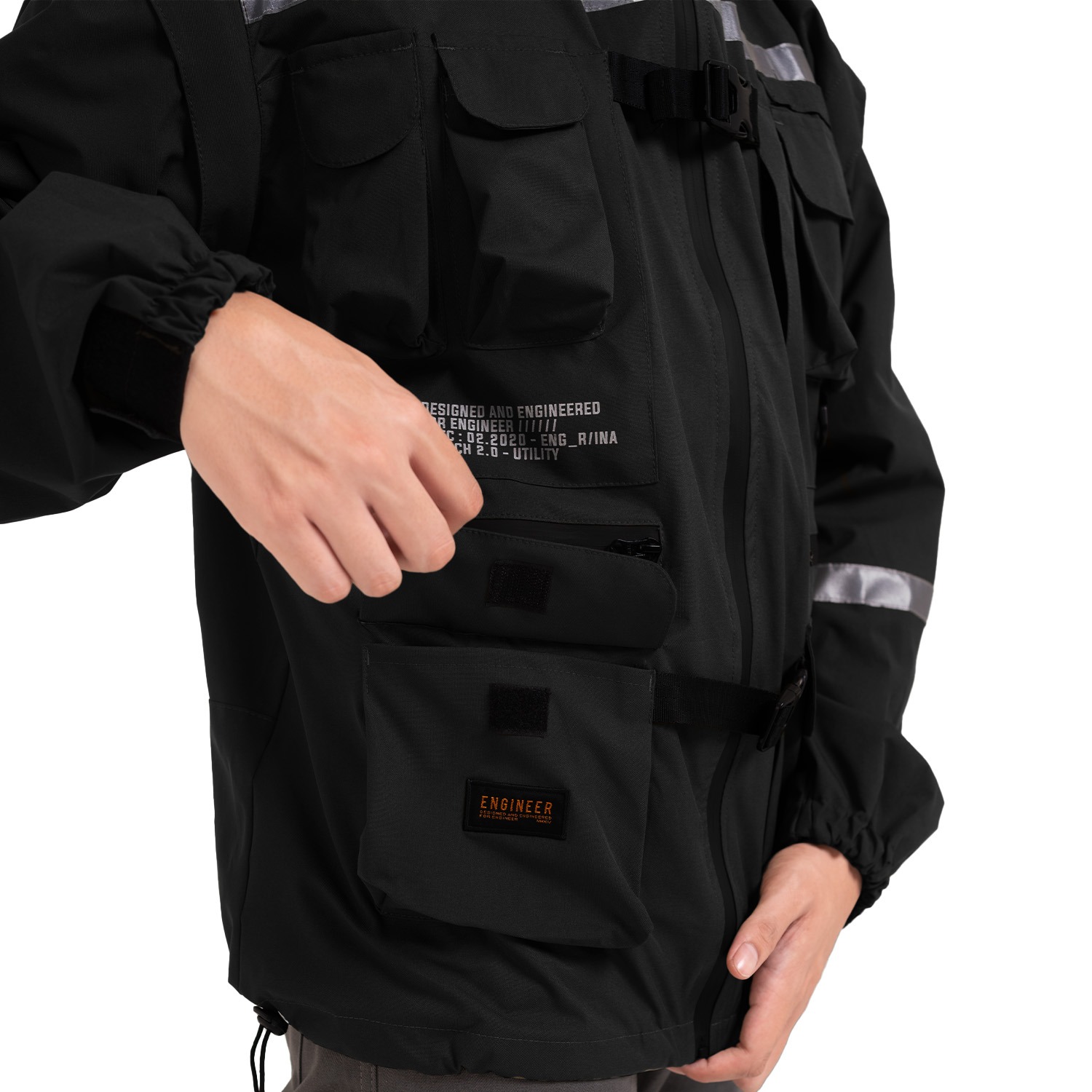 DETACH BLACK 2.0 - Hivis Workjacket