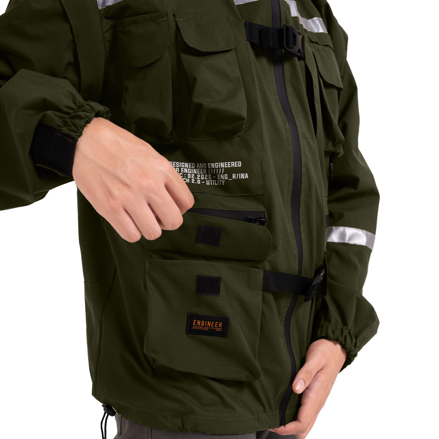 DETACH OLIVE 2.0 - Hivis Workjacket