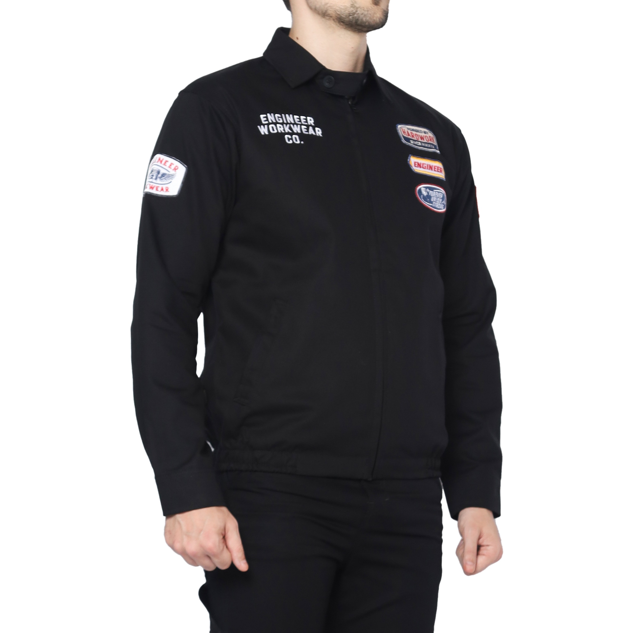 SALVAGE BLACK - Harrington Workjacket