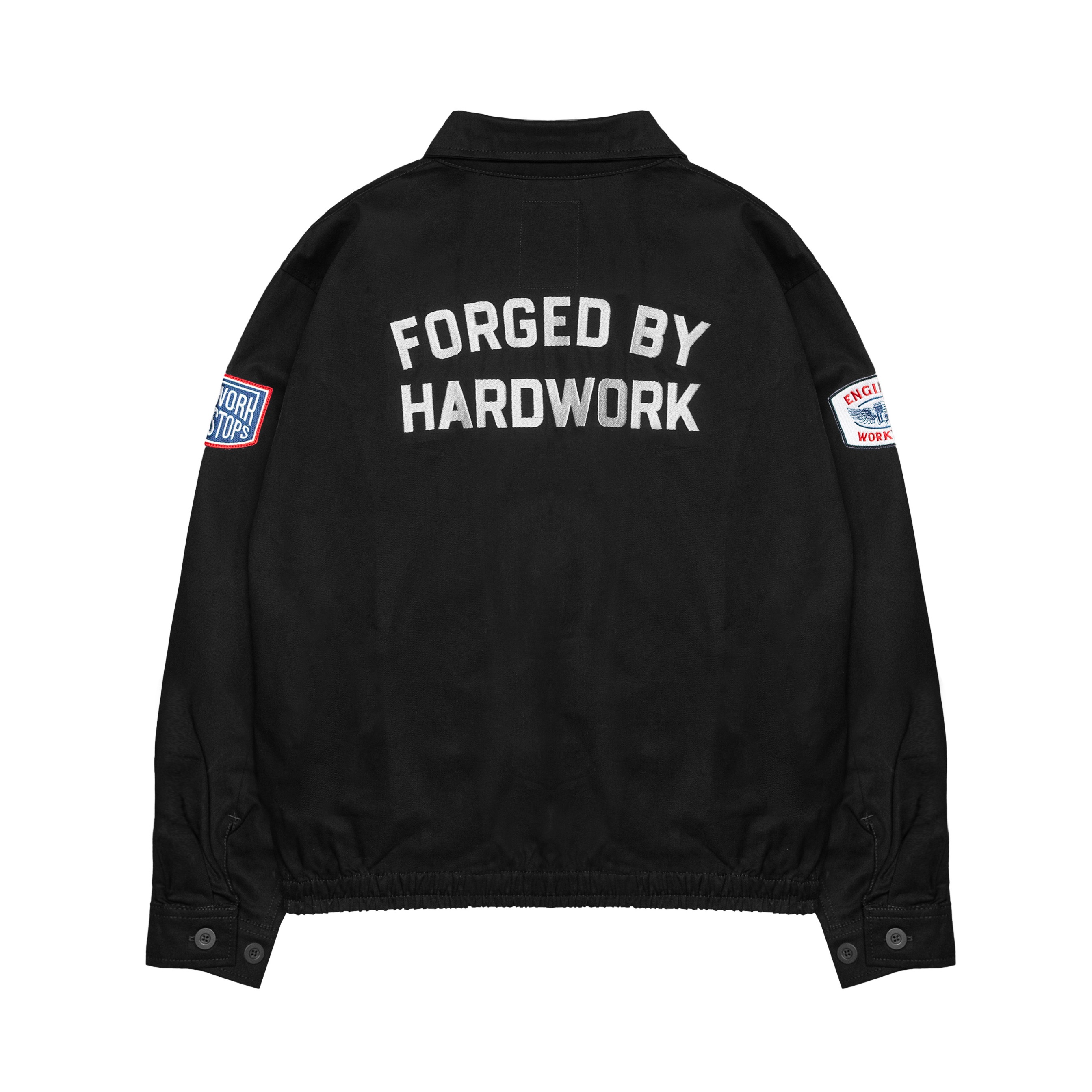 SALVAGE BLACK - Harrington Workjacket