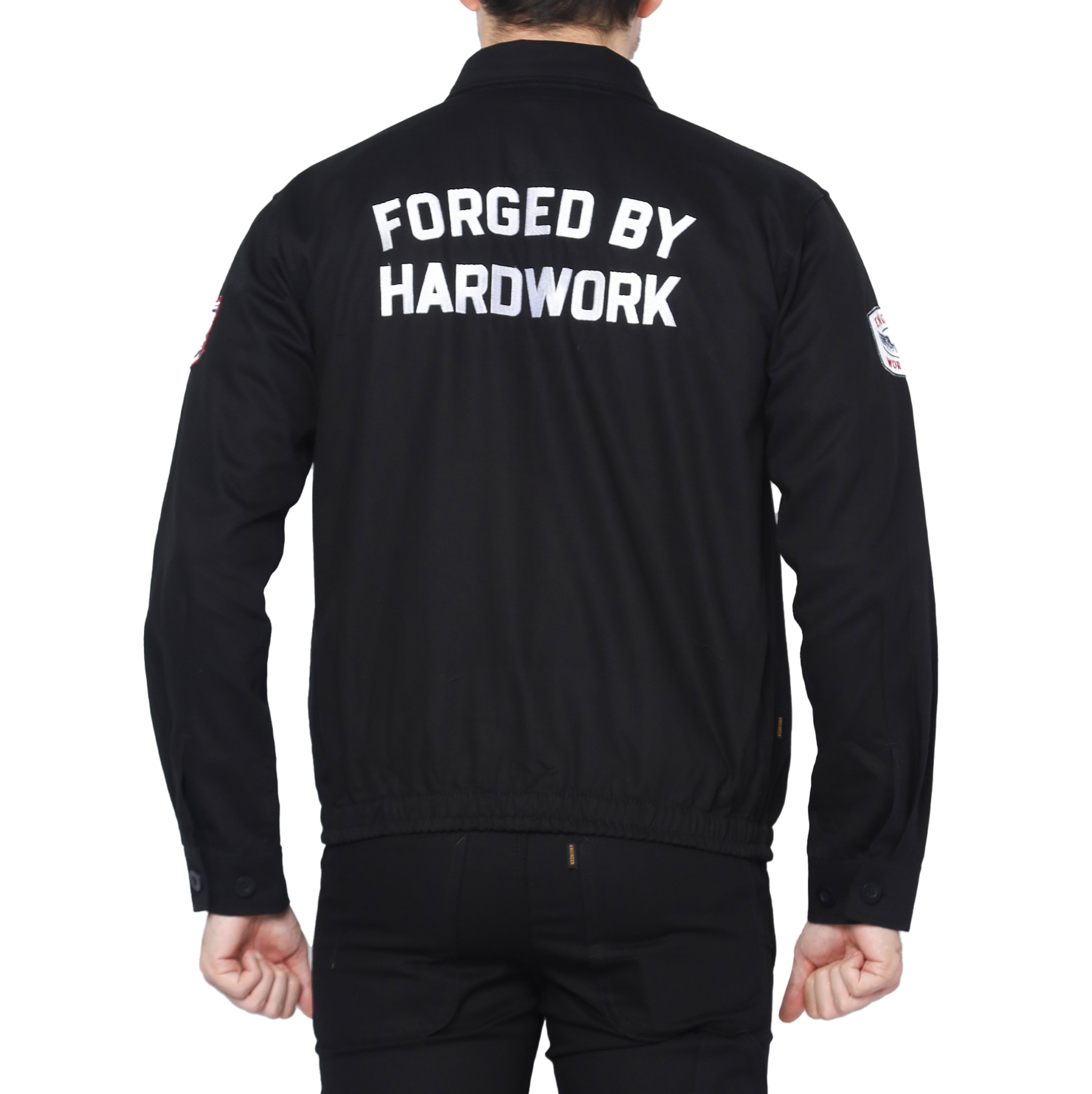 SALVAGE BLACK - Harrington Workjacket