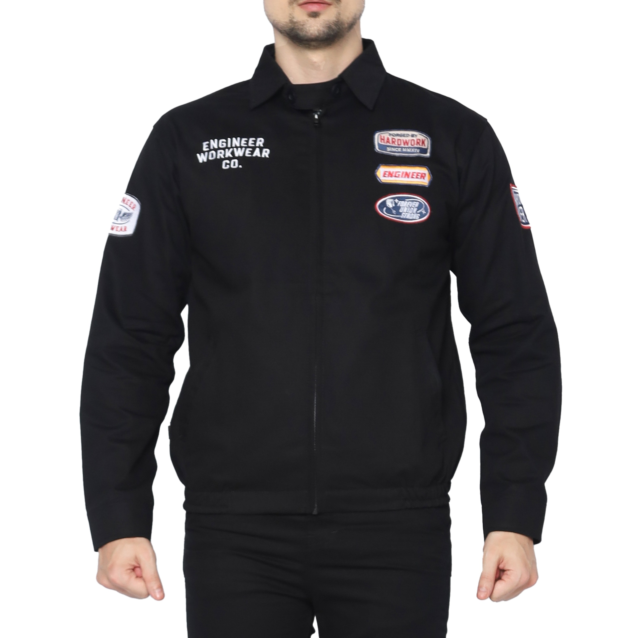 SALVAGE BLACK - Harrington Workjacket