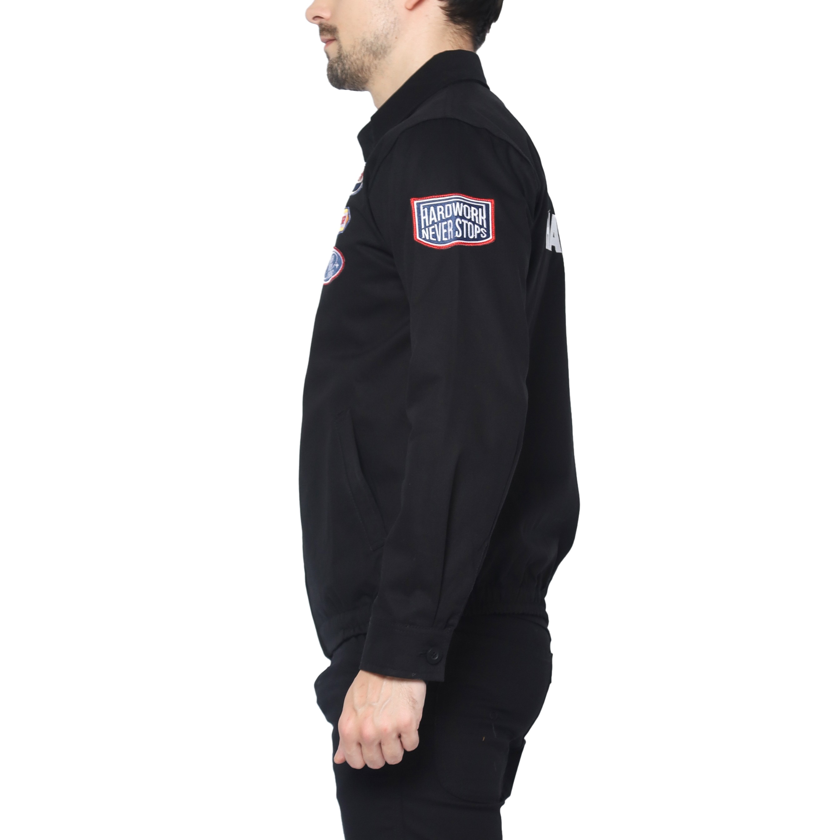 SALVAGE BLACK - Harrington Workjacket