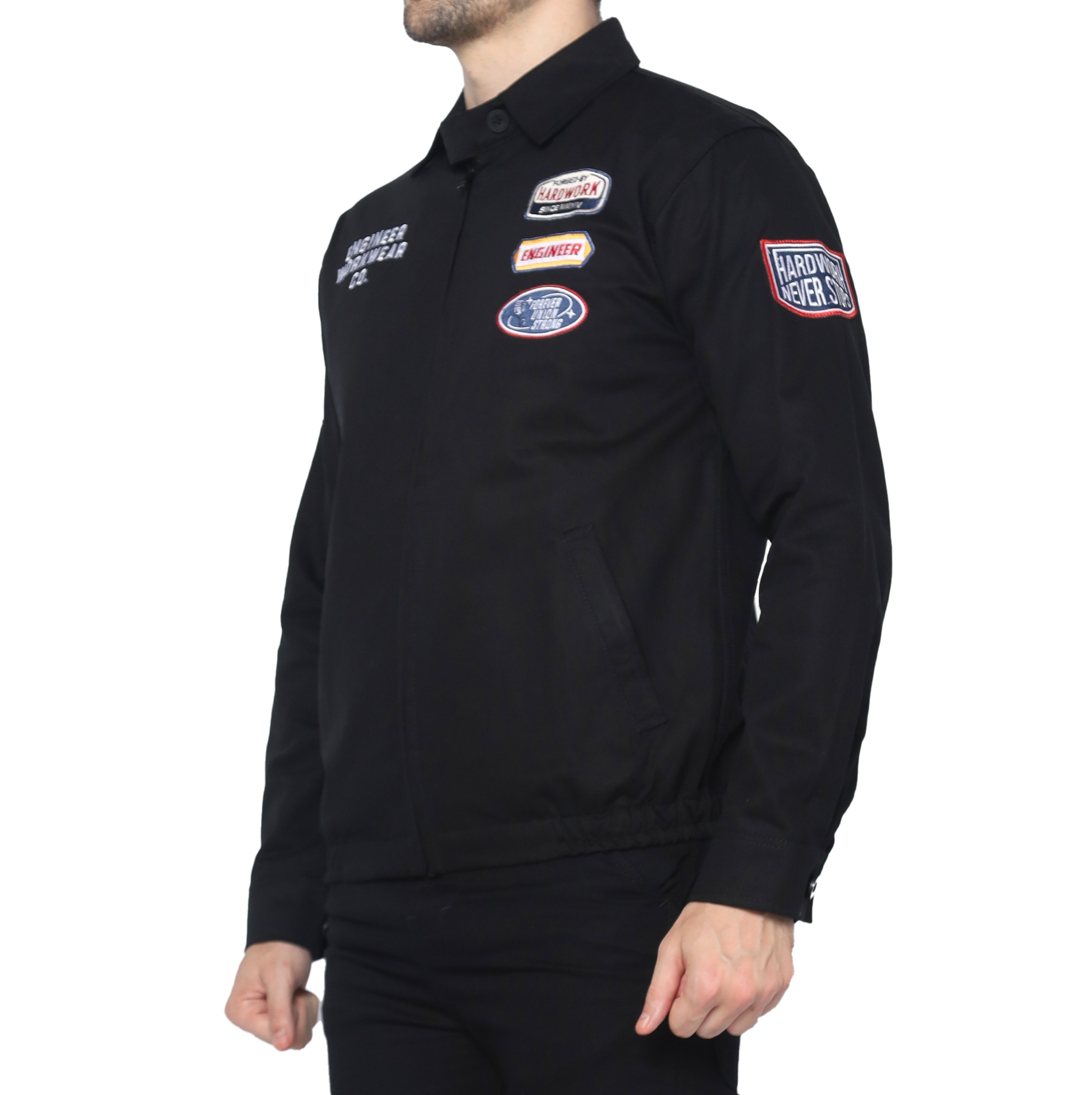 SALVAGE BLACK - Harrington Workjacket