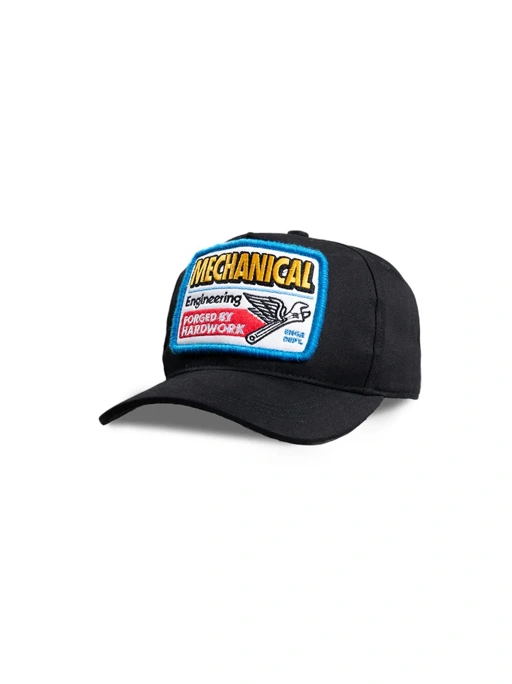 Image of Spindle Engr Dept Series Black Mechanical Cap