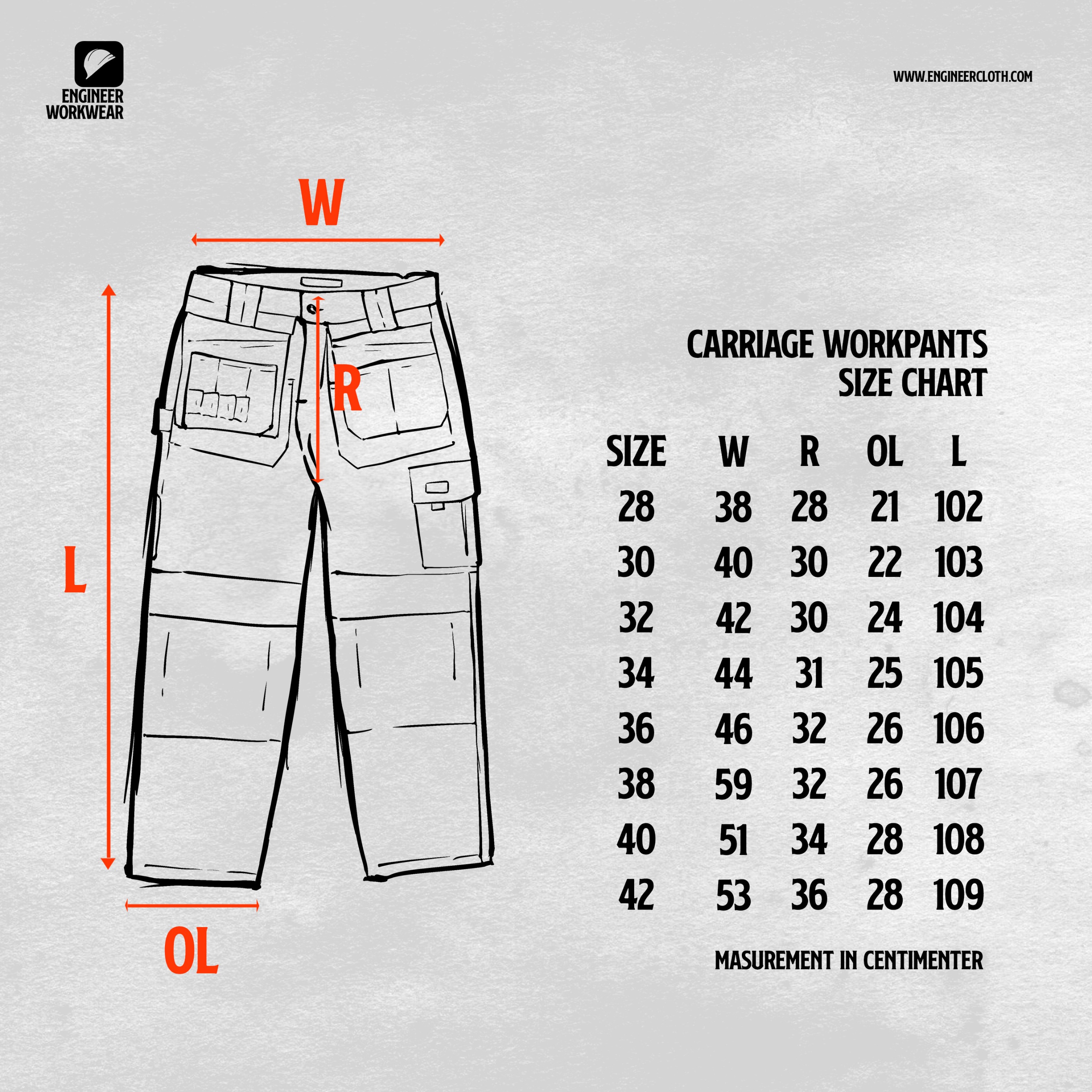 CARRIAGE CHARCOAL - Cargo Workpants