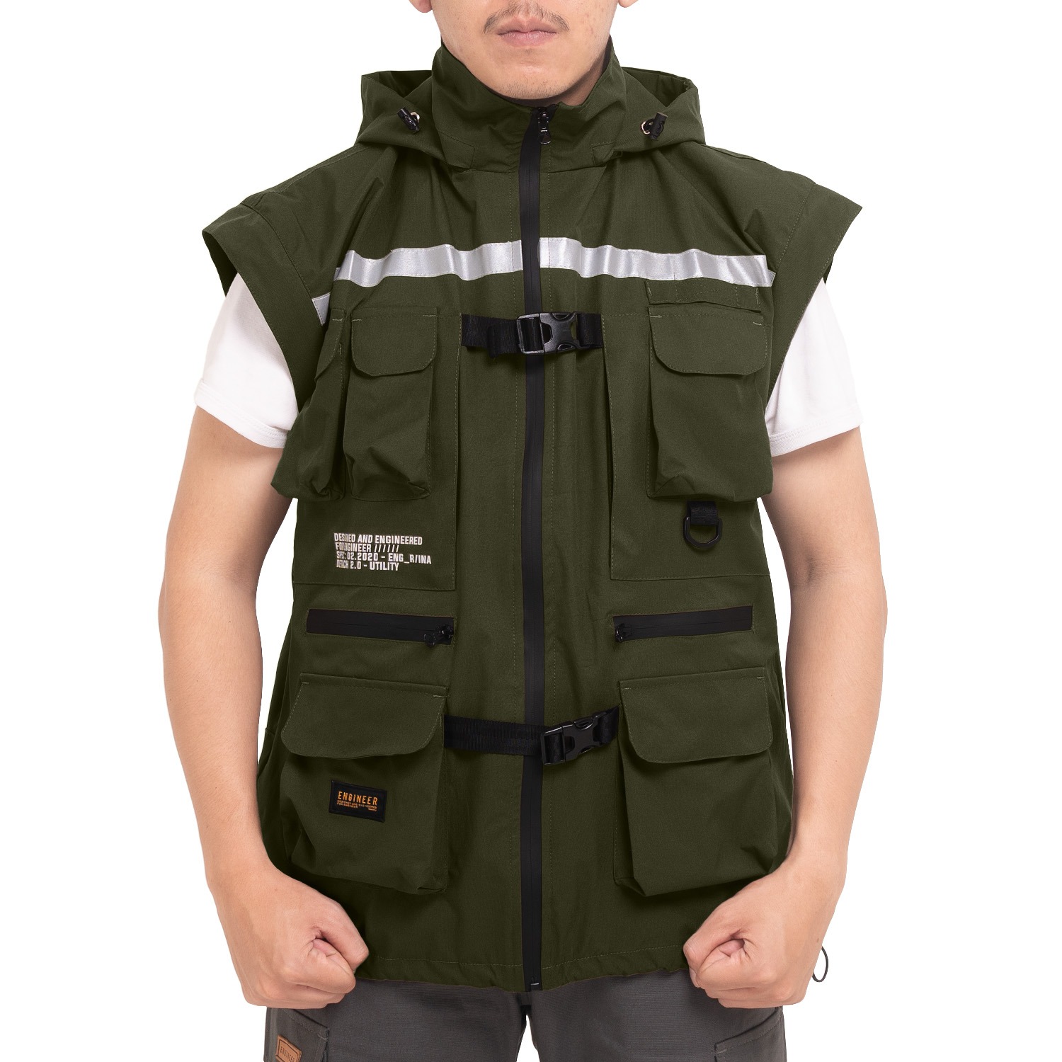 DETACH OLIVE 2.0 - Hivis Workjacket