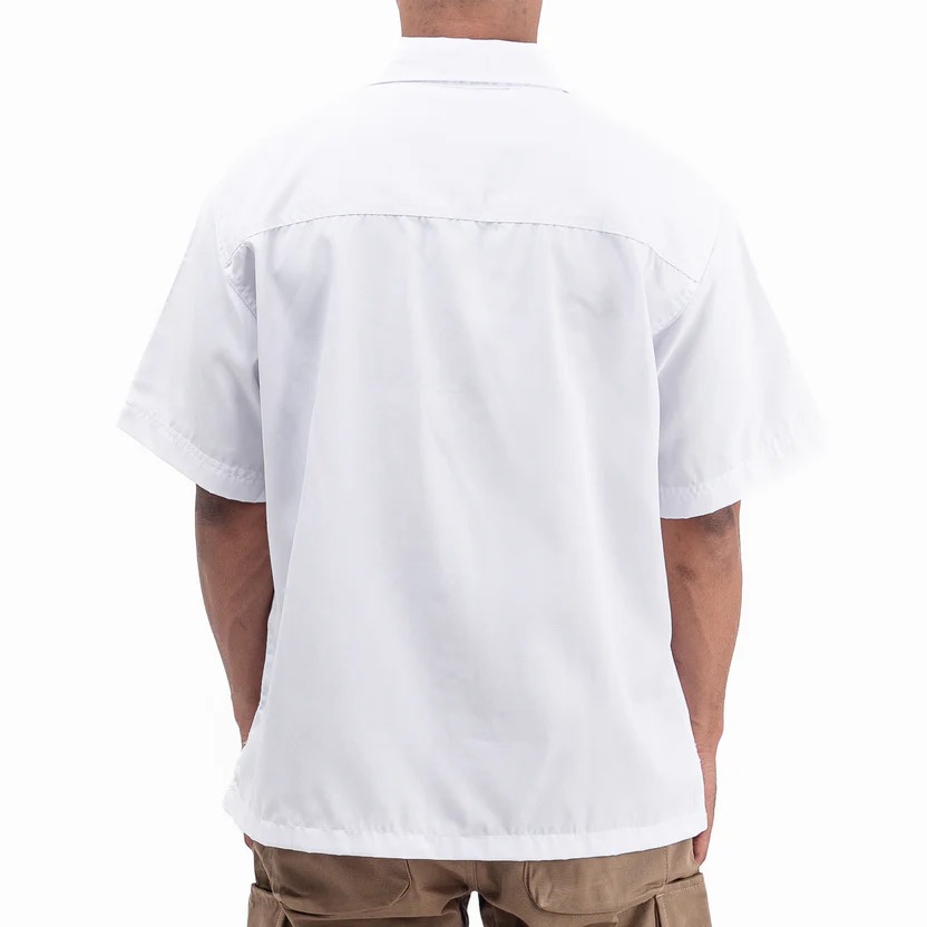 BASIC WHITE - Workshirt Basic Regular Short Sleeve