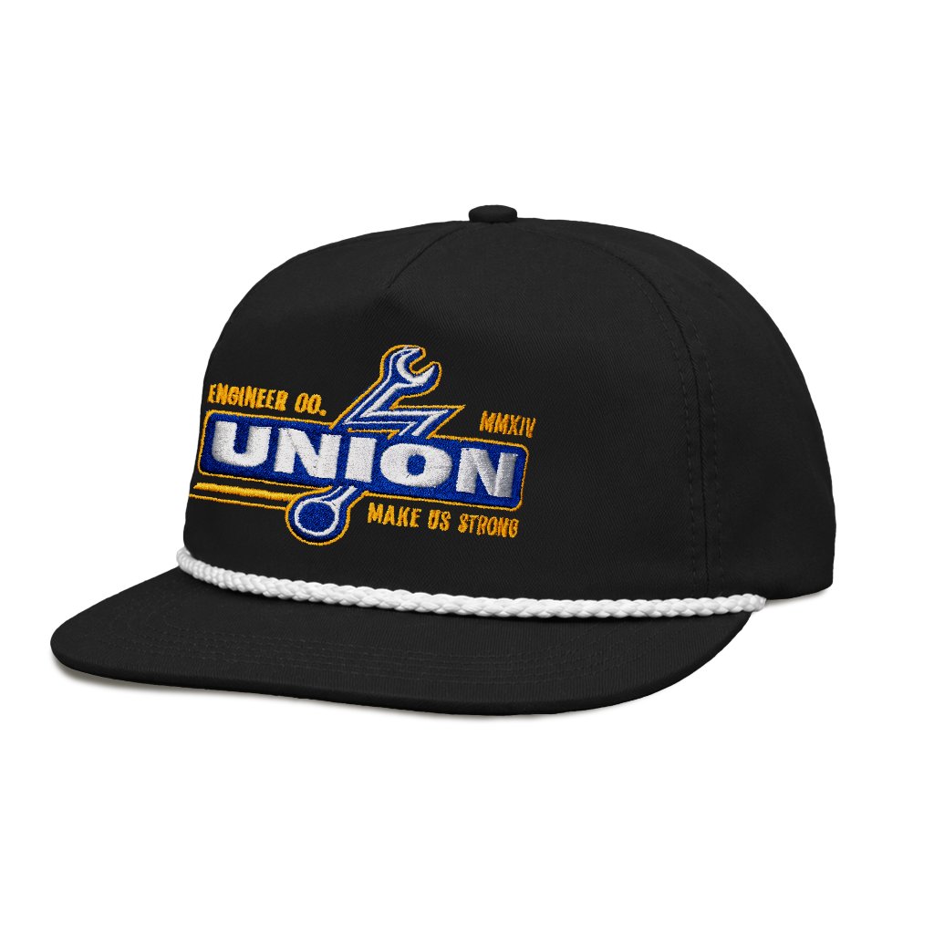 Engineer Workwear - Latch Rope Hat - Bordir | Hitam Unisex All Size