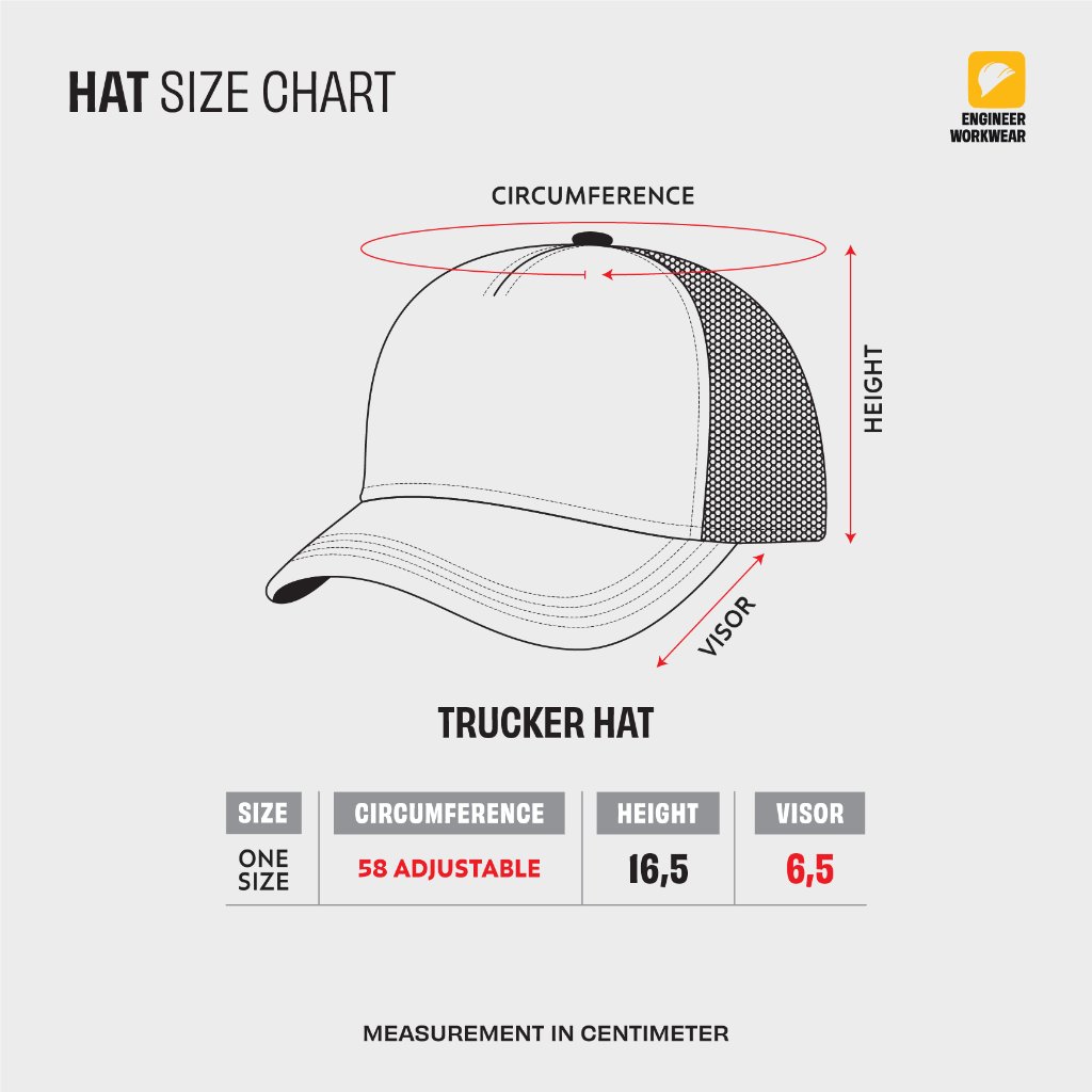 Engineer Workwear - Socket Trucker Caps - Patch Bordir | Topi Trucker Hijau Unisex All Size