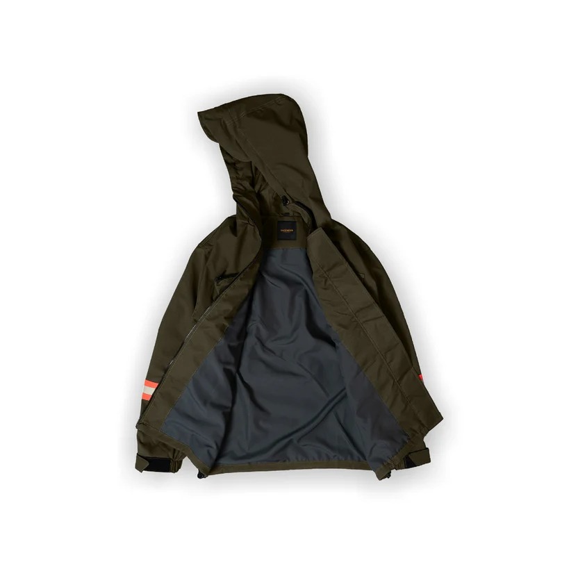 Strain Olive Reflector Jacket/ Jacket Water Repellent Rain Defender