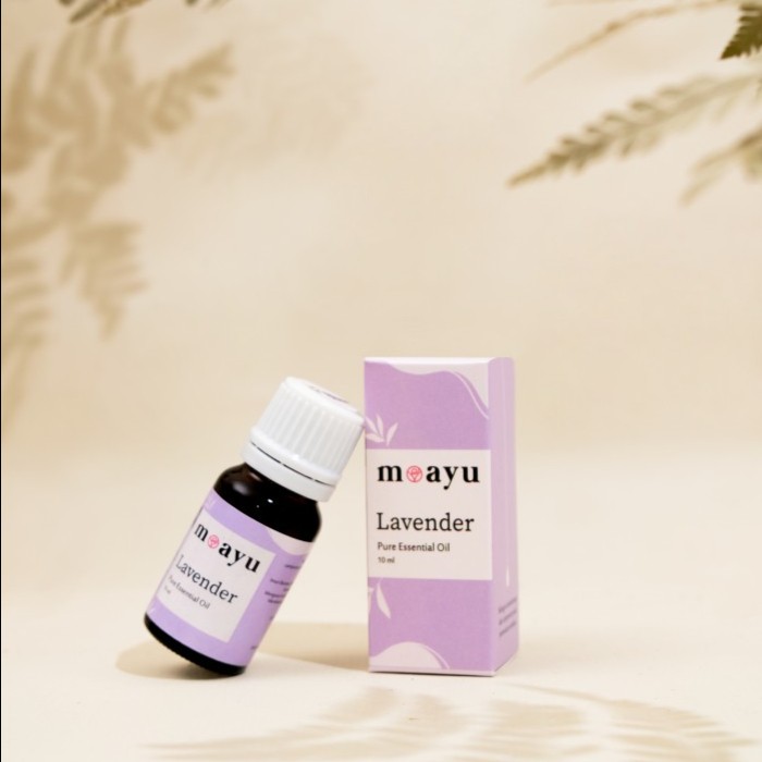 MOAYU Pure Essential Oil Lavender 10 ml, Aromaterapi, Pengharum Ruangan, Pembersih Udara & Tambahan Hair Treatment