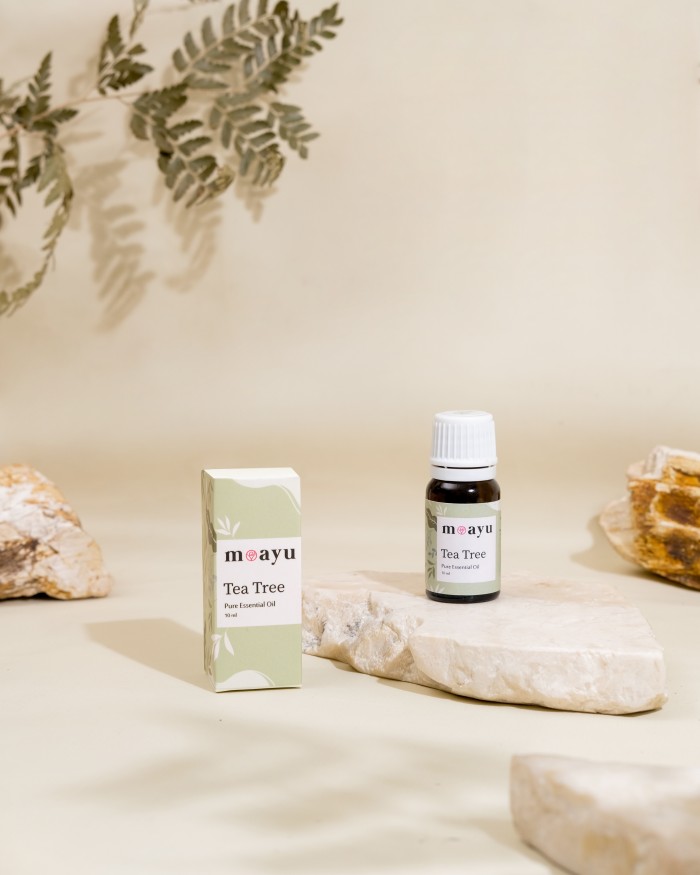 MOAYU Pure Essential Oil Tea Tree 10ml, Aromaterapi, Pengharum Ruangan, Pembersih Udara & Tambahan Hair Treatment