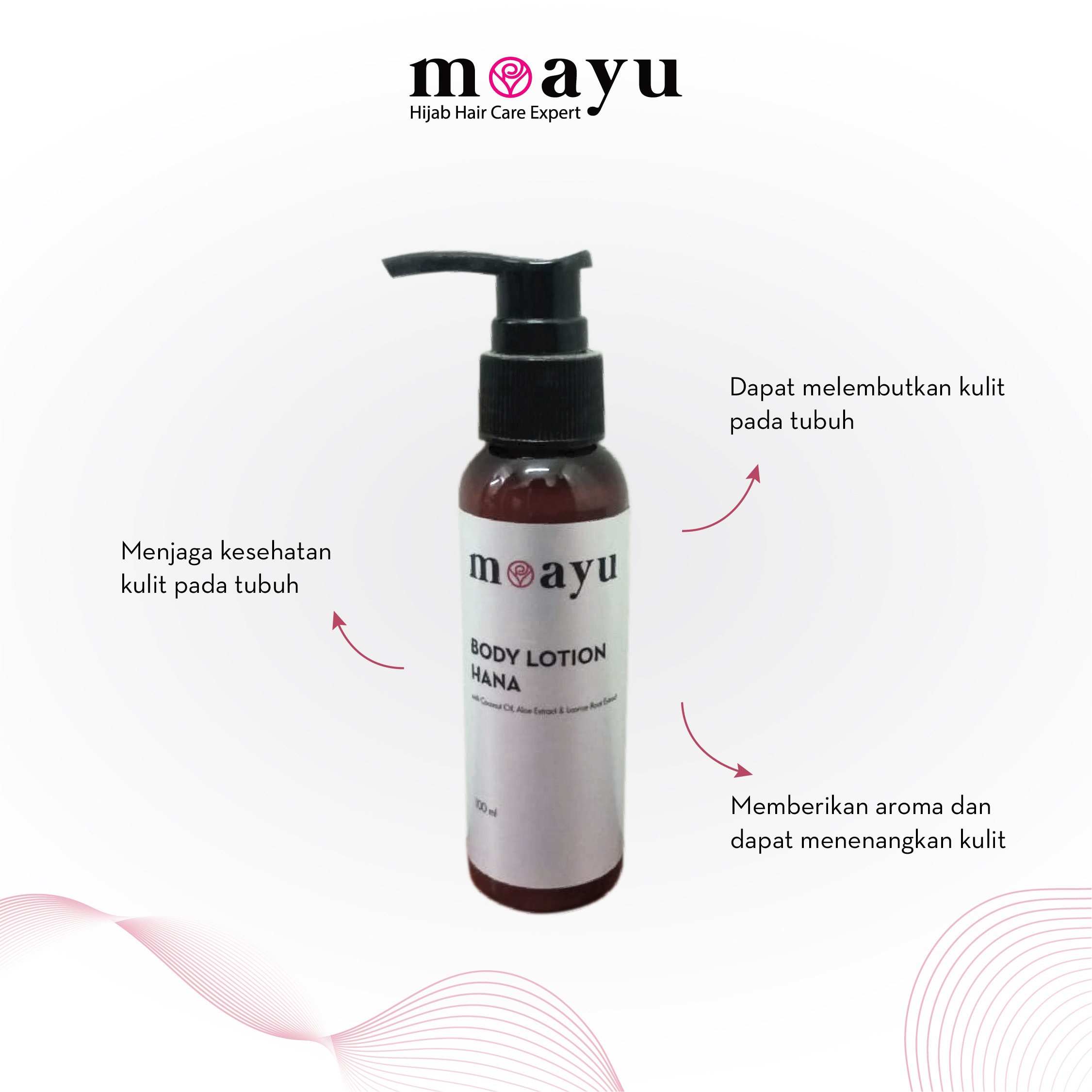 [2PCS] Moayu Lovely Hana Series Body Lotion 100ml - Body Lotion - Moisture Lotion - Handbody