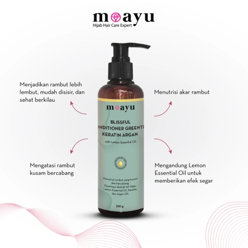 Image of Moayu Refreshing Green Tea Keratin Argan Conditioner 250 ML