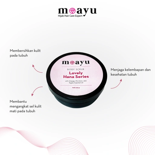 Image of Body Scrub Lovely Hana Series 250gr by MOAYU - Melembapkan & Melembutkan tekstur kulit