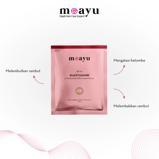 Image of [2 pcs] Hair Spa Scalp Cleanse 55gr by MOAYU - Menutrisi, Melembabkan, Mengurangi ketombe dan gatal