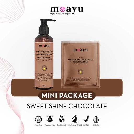 Image of Moayu Mini Chocolate Package - Perawatan Rambut Rusak